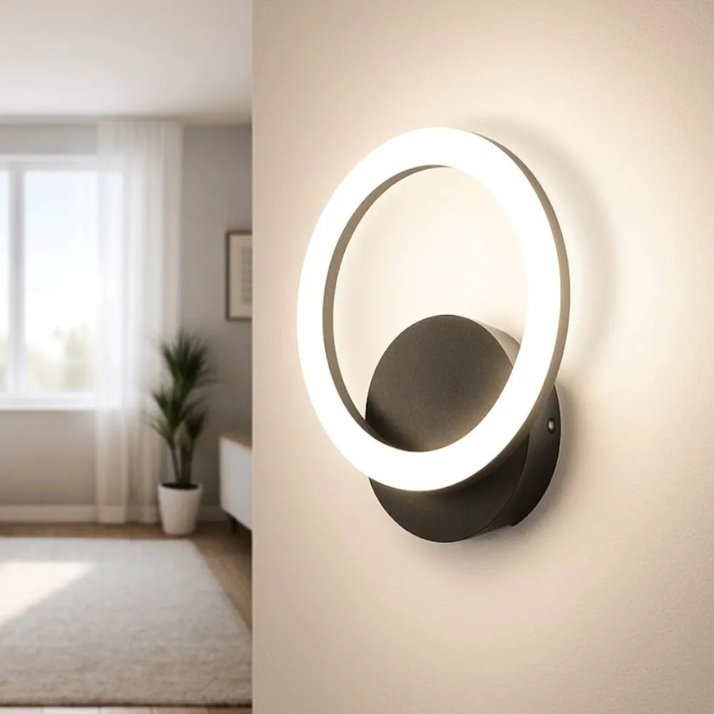 Applique Da Parete-Eglo Parrapos z applique da parete design minimal led da 2700k a 6500k