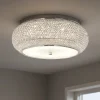 Plafoniere Moderne-Ideal Lux Pasha' pl10 plafoniera per camera da letto cristallo 55cm