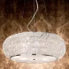 Lampadari Moderni-Ideal Lux Pasha' sp10 lampadario di cristallo design micro sfere