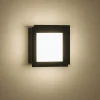 Applique Da Parete-Ondaluce Passpartou applique led 3000k quadrata ner per interni