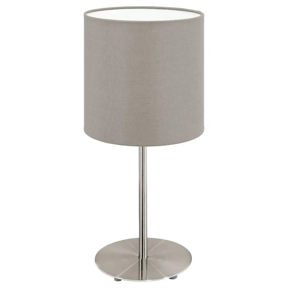 Lampade Da Tavolo-Eglo Pasteri lampada da tavolo con paralume in tessuto