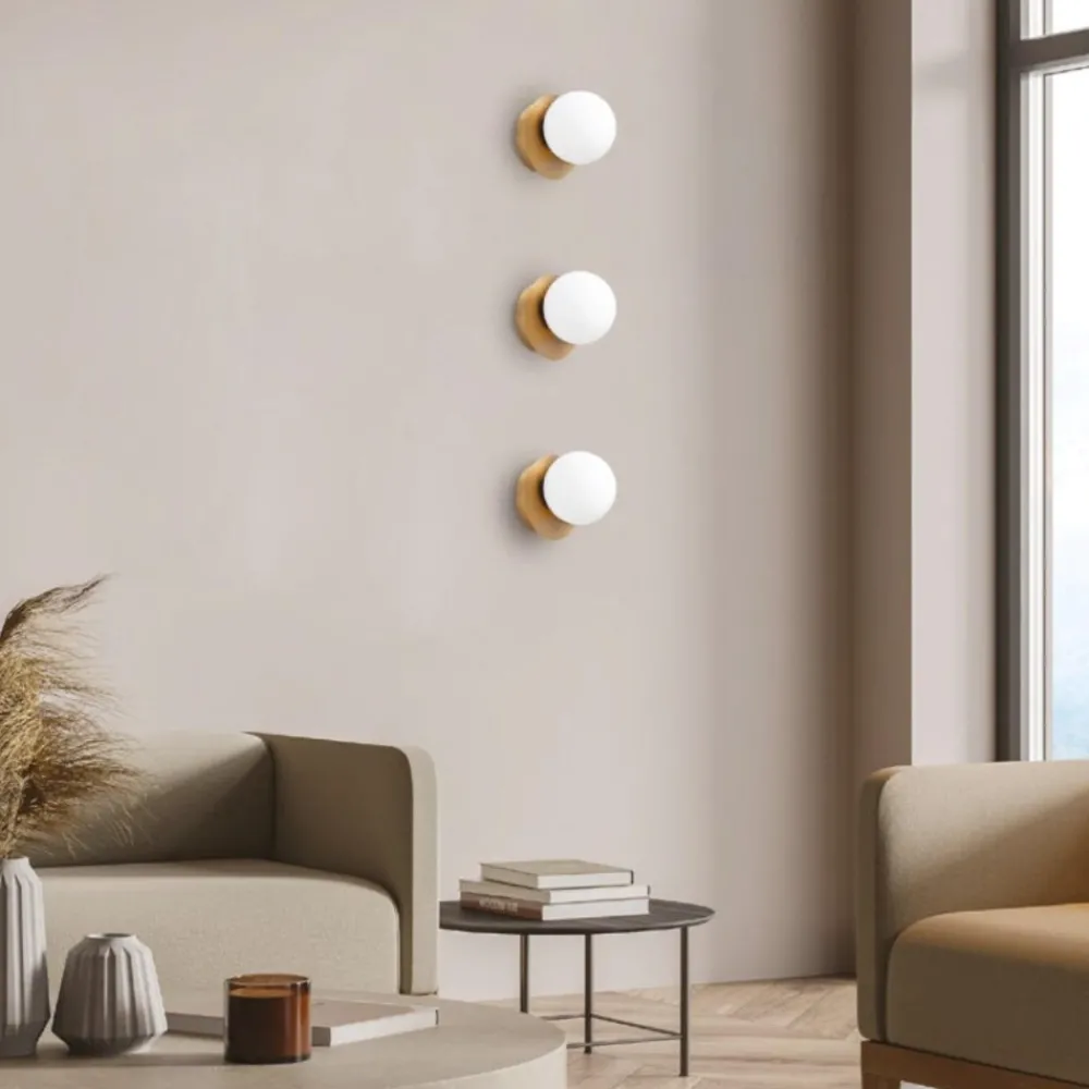 Applique Da Parete-Vivida International Pearl vivida applique led 4w 3000k oro rosa vetro bianco
