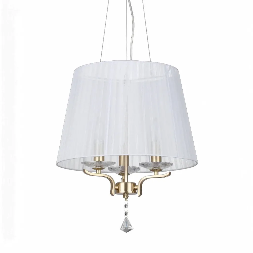Lampadario Camera Da Letto-Ideal Lux Pegaso sp3 lampadario stanza da letto ottone