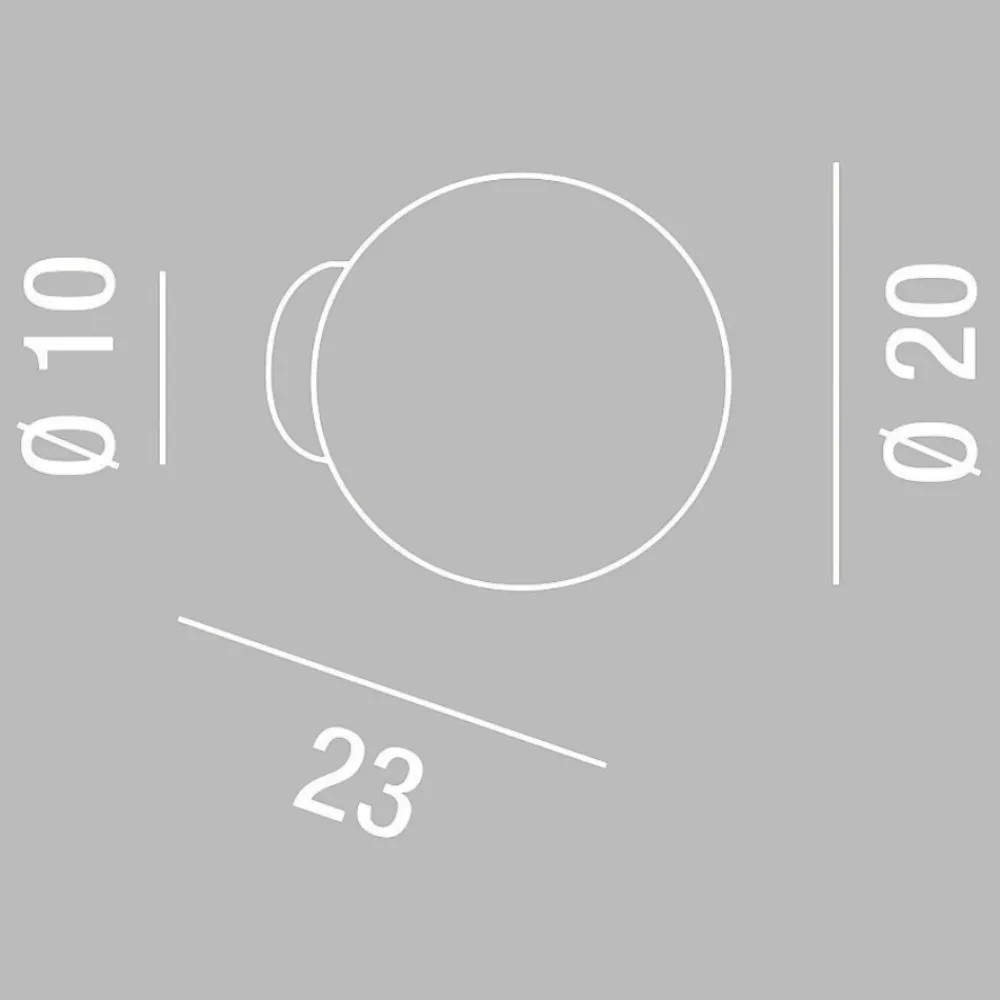 Applique Da Bagno-Perenz Illuminazione Perenz applique grape cromo da bagno sfera vetro moderna