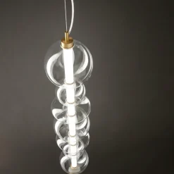 Lampadari Moderni-Perenz Illuminazione Perenz bubble lampadario oro sfere vetro per soggiorno