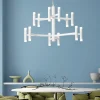 Lampadari Moderni-Perenz Illuminazione Perenz candles lampadario moderno bianco led 3000k design