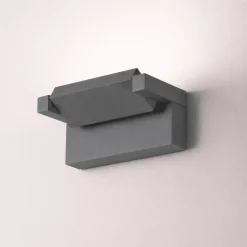 Applique Da Esterno-Perenz Illuminazione Perenz display applique da esterno led 20w cct orientabile ip65 antracite