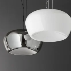 Lampadari Cucina-Perenz Illuminazione Perenz kave lampadario led 3000k vetro bianco per sala da pranzo