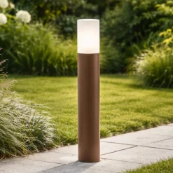 Lampioni Da Giardino-Perenz Illuminazione Perenz lampo lampione da giardino corten h60 cm e27