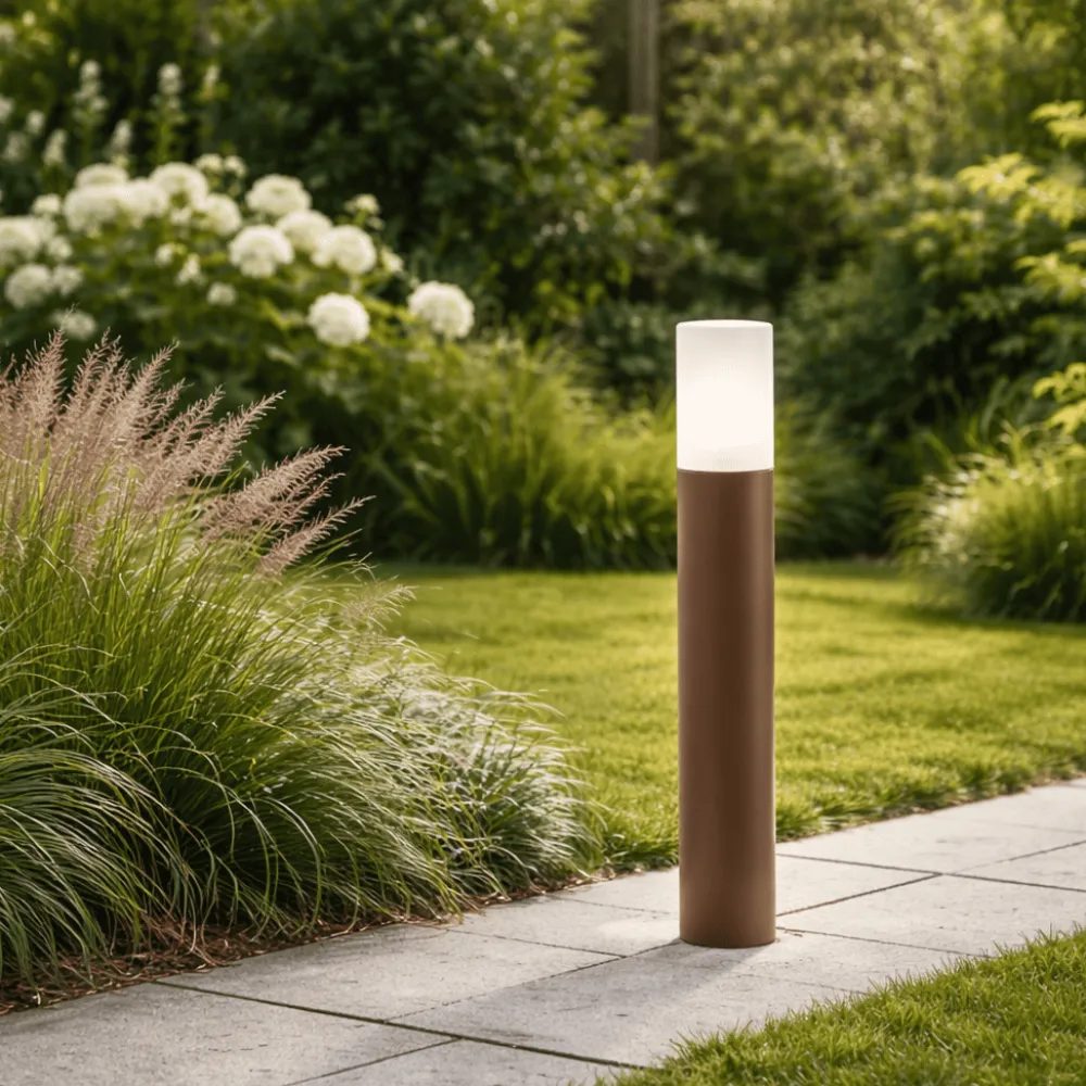 Lampioni Da Giardino-Perenz Illuminazione Perenz lampo lampione da giardino corten h60 cm e27