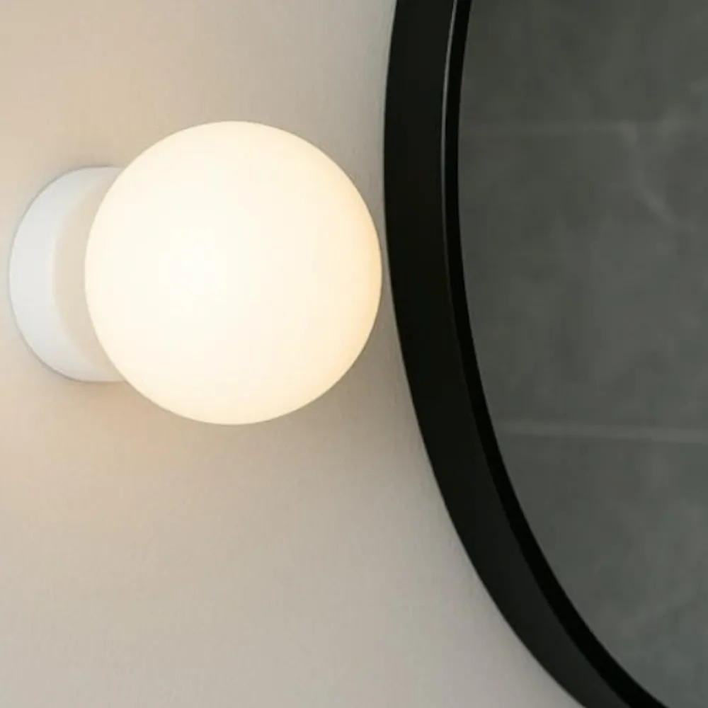 Applique Da Bagno-Perenz Illuminazione Perenz maga applique da bagno sfera vetro 15cm