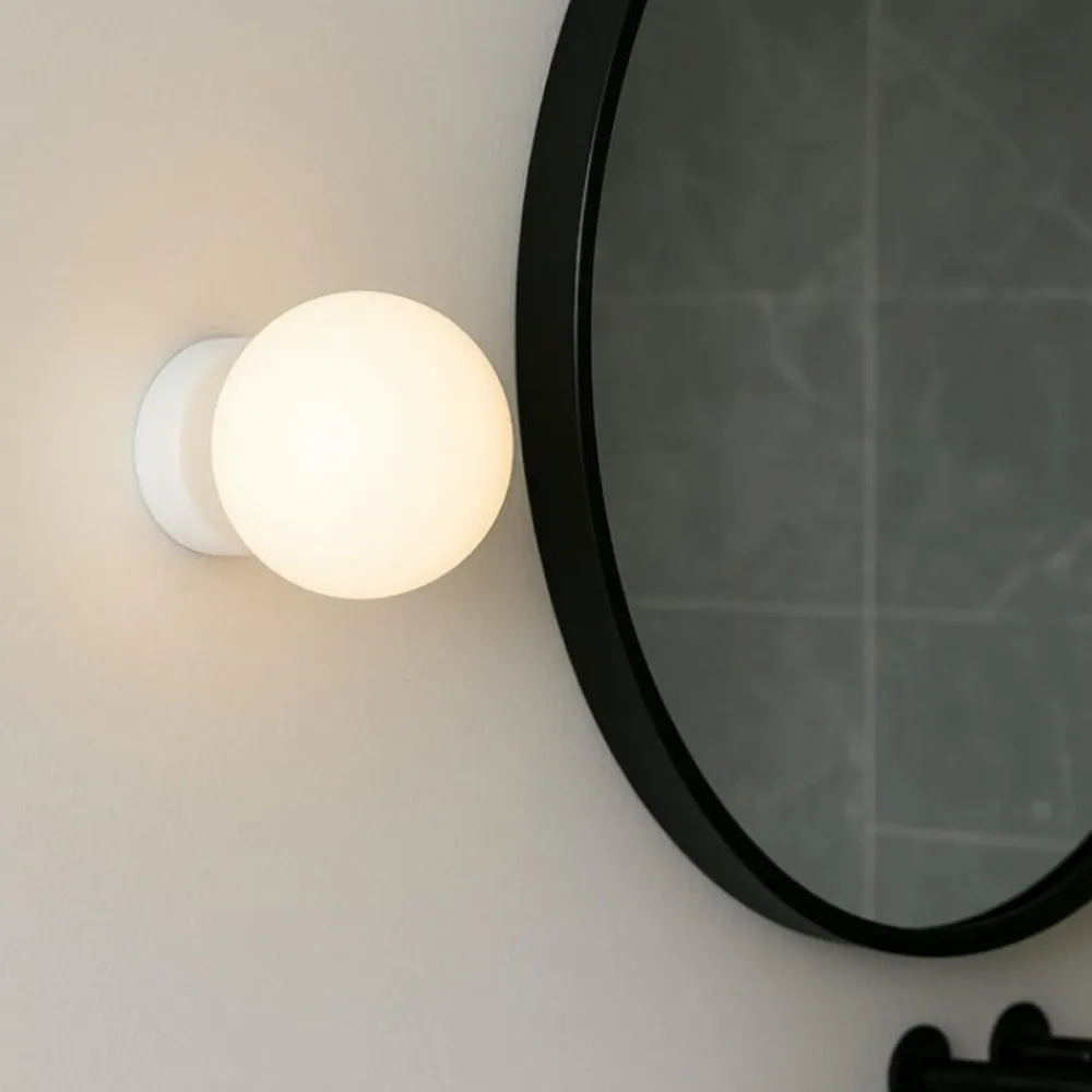 Applique Da Bagno-Perenz Illuminazione Perenz maga applique da bagno sfera vetro 15cm