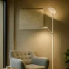 Lampade Da Terra-Perenz Illuminazione Perenz miranda piantana led 3000k lampada da terra moderna orientabile