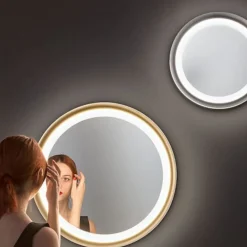 Plafoniere Moderne-Perenz Illuminazione Perenz miro plafoniera tonda led 38w 3000k grigio titanio