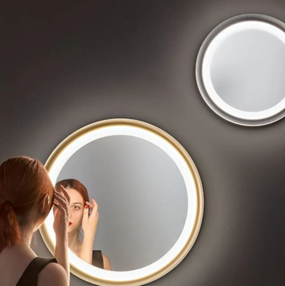 Plafoniere Moderne-Perenz Illuminazione Perenz miro plafoniera tonda led 38w 3000k grigio titanio