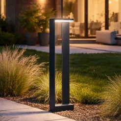 Lampioni Da Giardino-Perenz Illuminazione Perenz quad paletto da giardino antracite ip65 led 10w 3000k