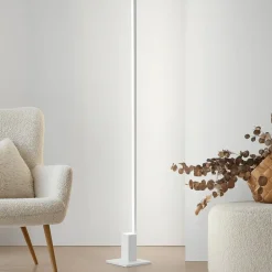 Lampade Da Terra-Perenz Illuminazione Perenz syncro lampada da terra piantana bianca led 3000k 4000k 6000k