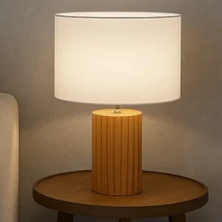 Lampade Da Tavolo-Perenz Illuminazione Perenz tribale lampada da tavolo arancione opaco paralume