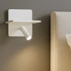 Applique Camera Da Letto-Ideal Lux Piano ap applique camera da letto bianca porta usb led 3000k orientabile