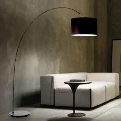 Lampade Da Terra-Perenz Illuminazione Piantana ad arco callisto perenz nera