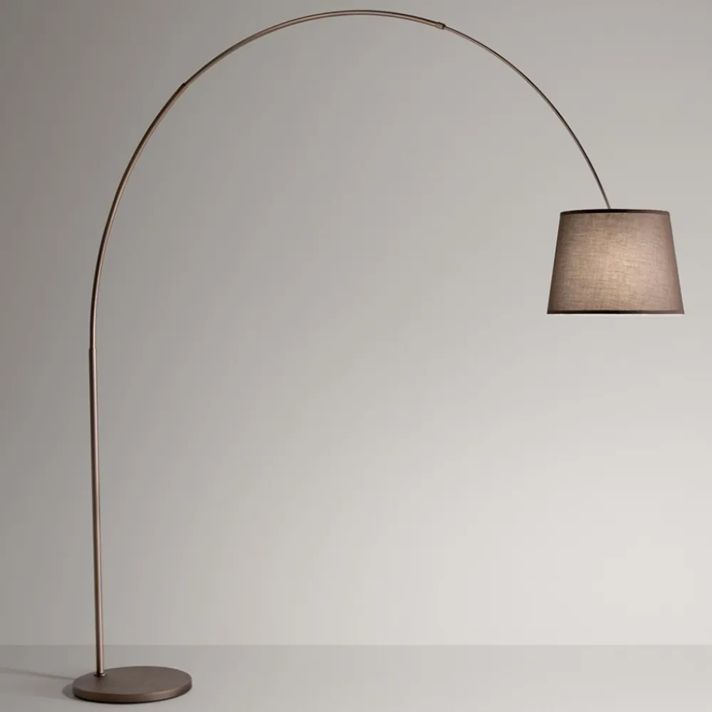 Lampade Da Terra-Perenz Illuminazione Piantana ad arco lampada marrone arche