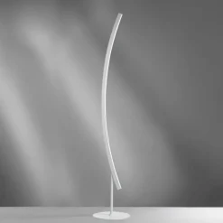 Lampade Da Terra-Vivida International Piantana ad arco led moderna bianca vivida bow