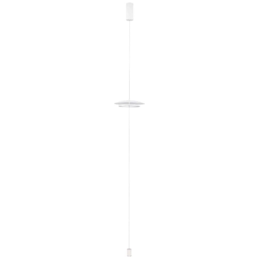 Lampade Da Terra-Selezionato da Mazzolaluce Piantana a sospensione dal soffitto bianca led dimmerabile moderna