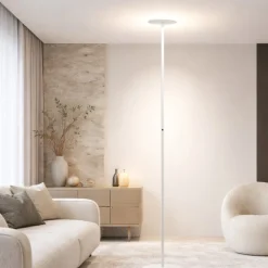 Lampade Da Terra-Fabas Luce Piantana bianca fabas regina led 35w 3000k 4000k 5000k 6000k dimmerabile