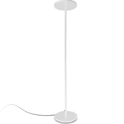 Lampade Da Terra-Selezionato da Mazzolaluce Piantana bianca led 30w dimmerabile da 3000k a 5000k
