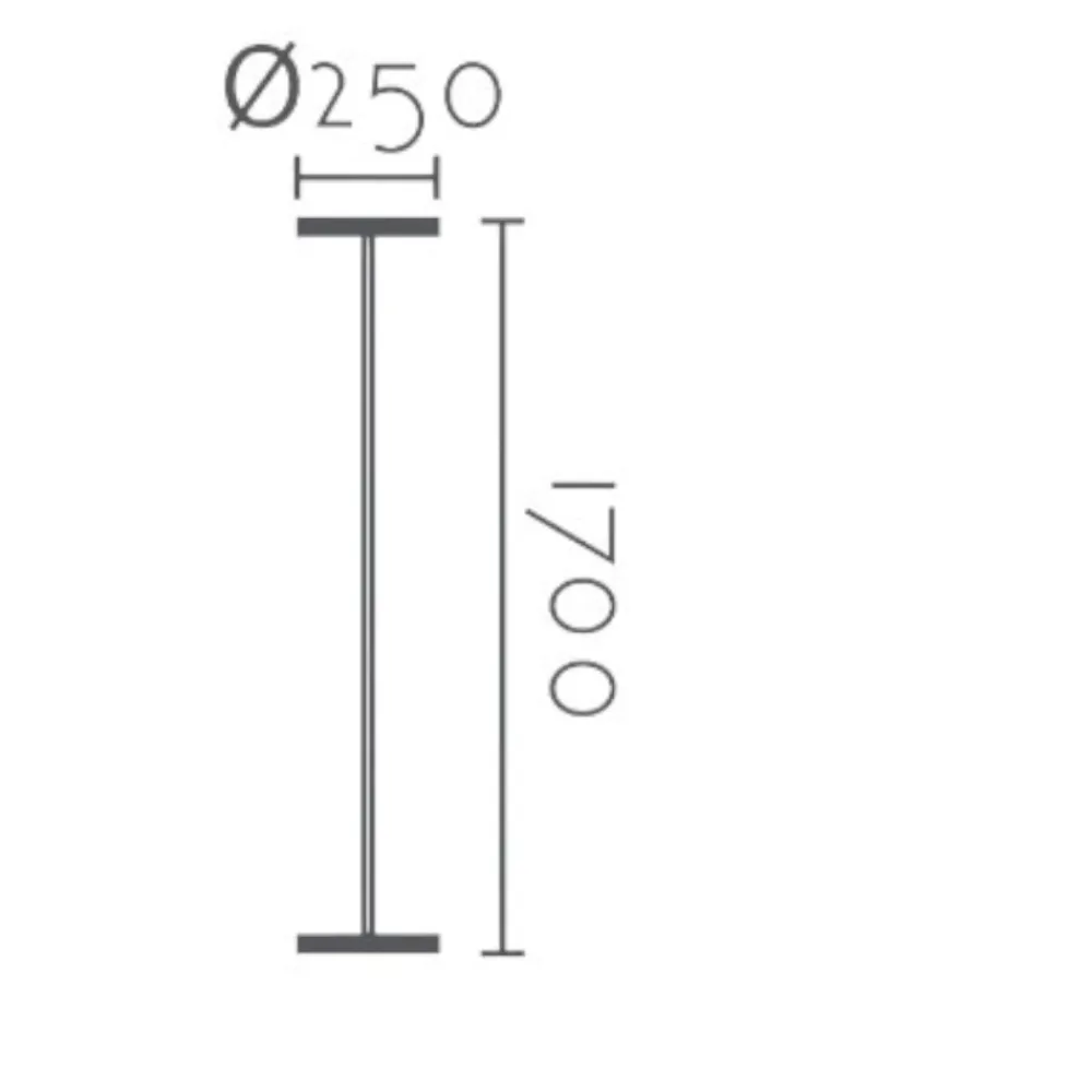 Lampade Da Terra-Selezionato da Mazzolaluce Piantana bianca led 30w dimmerabile da 3000k a 5000k