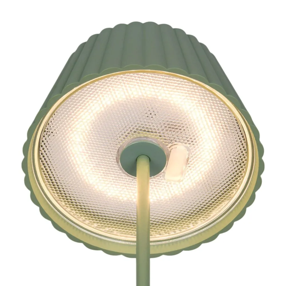 Lampade Da Esterno Giardino-Selezionato da Mazzolaluce Piantana da esterno senza fili verde pistacchio