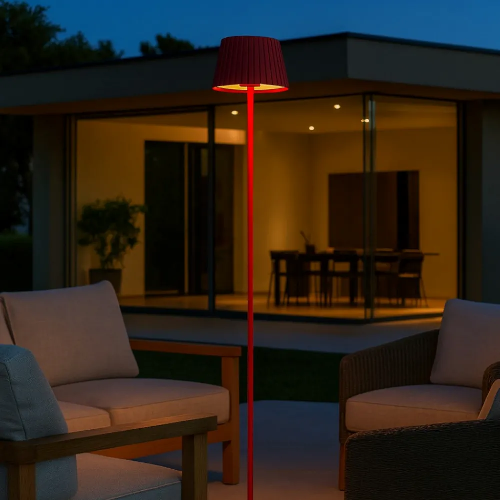 Lampade Da Esterno Giardino-Selezionato da Mazzolaluce Piantana da esterno senza fili rossa led 3000k