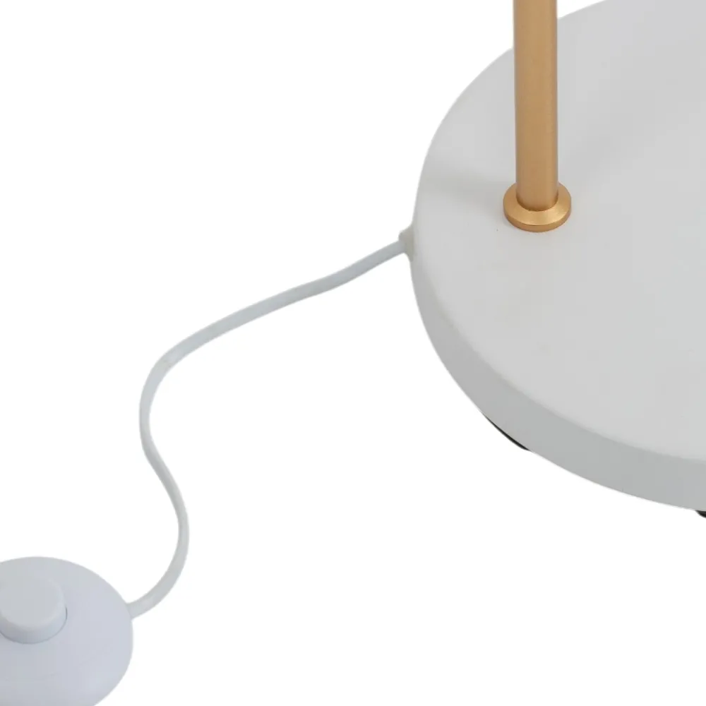 Lampade Da Terra-Selezionato da Mazzolaluce Piantana da lettura bianco oro stile contemporaneo