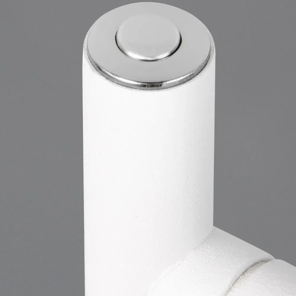Lampade Da Terra-Selezionato da Mazzolaluce Piantana da terra bianca portatile led 4,5w ricaricabile usb dimmerabile