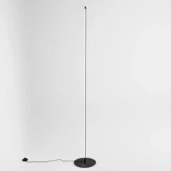 Lampade Da Terra-Gea Luce Piantana da terra ebony led 3000k nera per salotto