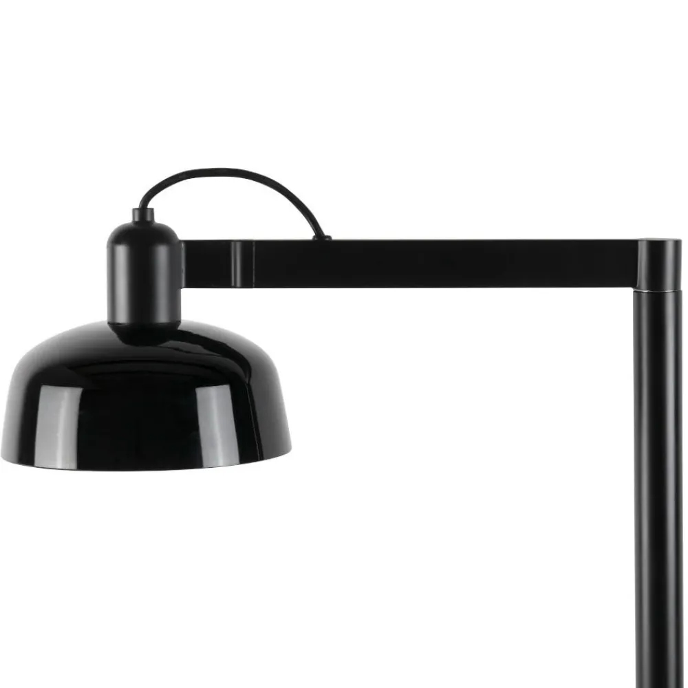 Lampade Da Terra-Selezionato da Mazzolaluce Piantana da terra nera metallo orientabile per salotto