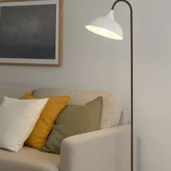 Lampade Da Terra-Perenz Illuminazione Piantana da terra perenz swan nera per soggiorno moderno