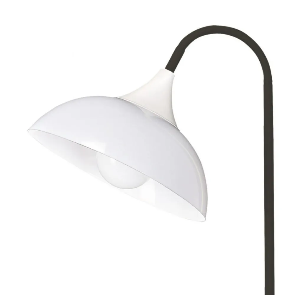 Lampade Da Terra-Perenz Illuminazione Piantana da terra perenz swan nera per soggiorno moderno