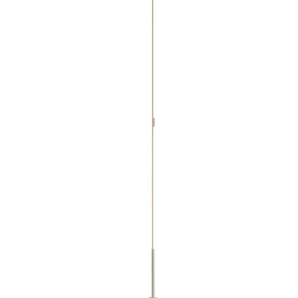 Lampade Da Terra-Selezionato da Mazzolaluce Piantana da terra sospesa bianca led 3000k dimmerabile