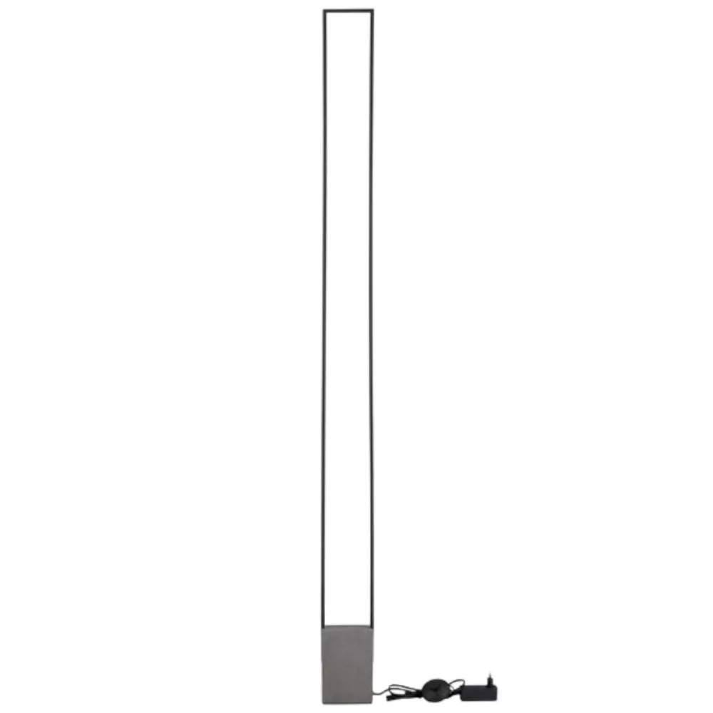 Lampade Da Terra-Selezionato da Mazzolaluce Piantana design minimalista led 3000k base in cemento