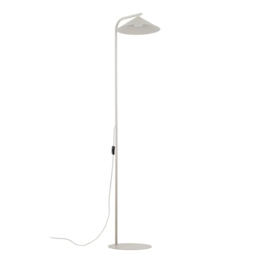 Lampade Da Terra-Selezionato da Mazzolaluce Piantana design minima metallo champagne