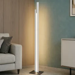 Lampade Da Terra-Selezionato da Mazzolaluce Piantana design moderna bianca per soggiorno led 38w 3000k dimmerabile