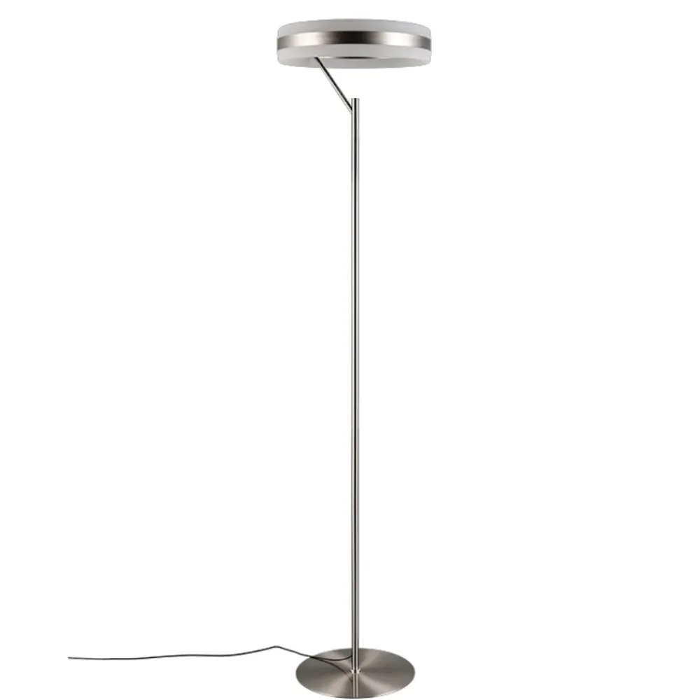 Lampade Da Terra-Selezionato da Mazzolaluce Piantana design moderna grigio nickel led dimmerabile 2300k 3000k 4000k