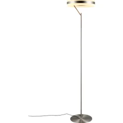 Lampade Da Terra-Selezionato da Mazzolaluce Piantana design moderna grigio nickel led dimmerabile 2300k 3000k 4000k