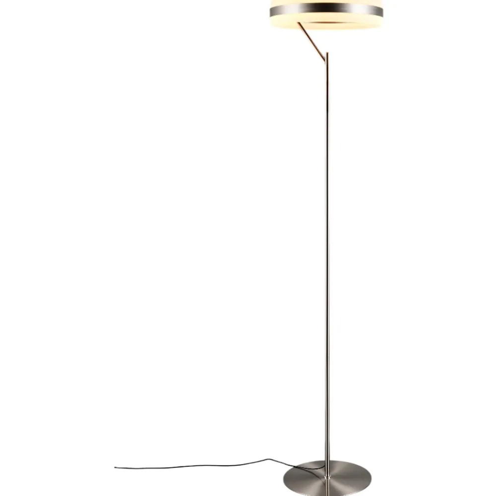 Lampade Da Terra-Selezionato da Mazzolaluce Piantana design moderna grigio nickel led dimmerabile 2300k 3000k 4000k