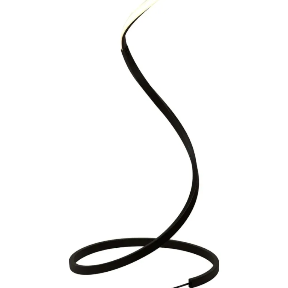 Lampade Da Terra-Selezionato da Mazzolaluce Piantana design moderna led 22w 2800k marrone ossido
