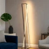 Lampade Da Terra-Selezionato da Mazzolaluce Piantana design moderna nera oro led 2300k 3000k 4000k dimmerabile