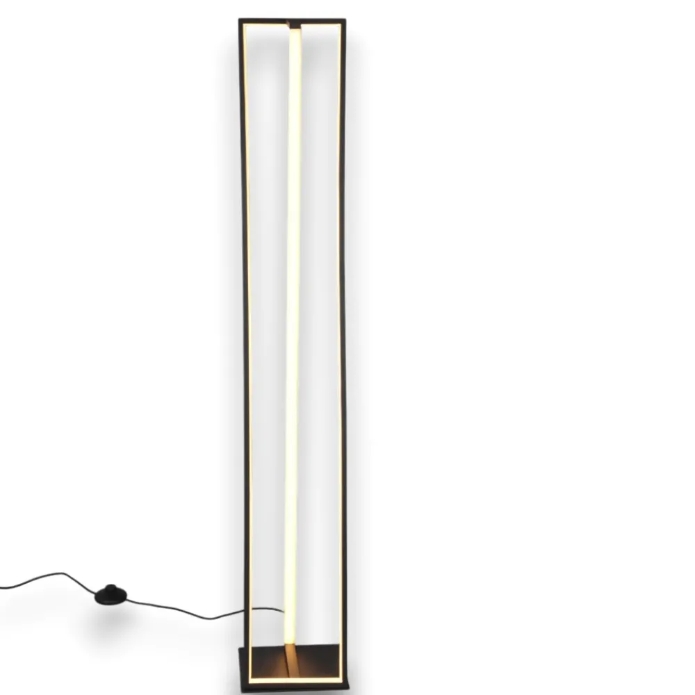 Lampade Da Terra-Selezionato da Mazzolaluce Piantana design moderna nera oro led 2300k 3000k 4000k dimmerabile