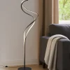 Lampade Da Terra-Selezionato da Mazzolaluce Piantana design moderno led da 2300k a 4000k nera