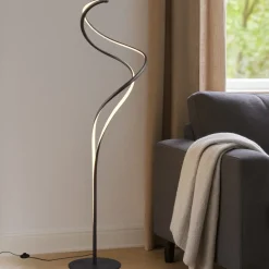 Lampade Da Terra-Selezionato da Mazzolaluce Piantana design moderno led da 2300k a 4000k nera